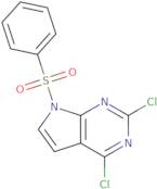 2,4-dichloro-7-(phenylsulfonyl)-7h-pyrrolo[2,3-d]pyrimidine
