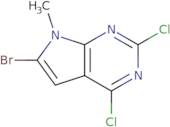 6-bromo-2,4-dichloro-7-methyl-7h-pyrrolo[2,3-d]pyrimidine