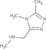 [(Dimethyl-4H-1,2,4-triazol-3-yl)methyl](methyl)amine