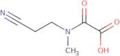 [(2-Cyanoethyl)(methyl)carbamoyl]formic acid