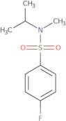 4-Fluoro-N-methyl-N-(propan-2-yl)benzene-1-sulfonamide