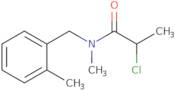 2-Chloro-N-methyl-N-[(2-methylphenyl)methyl]propanamide