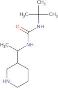 3-tert-Butyl-1-[1-(piperidin-3-yl)ethyl]urea