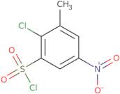 2-Chloro-3-methyl-5-nitrobenzene-1-sulfonyl chloride