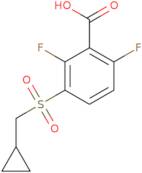 3-Cyclopropylmethanesulfonyl-2,6-difluorobenzoic acid