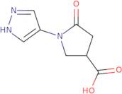 5-Oxo-1-(1H-pyrazol-4-yl)pyrrolidine-3-carboxylic acid