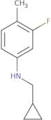 N-(Cyclopropylmethyl)-3-fluoro-4-methylaniline