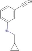 N-(Cyclopropylmethyl)-3-ethynylaniline