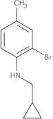 2-Bromo-N-(cyclopropylmethyl)-4-methylaniline