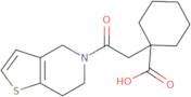 1-(2-Oxo-2-{4H,5H,6H,7H-thieno[3,2-c]pyridin-5-yl}ethyl)cyclohexane-1-carboxylic acid