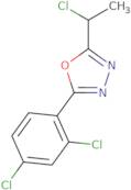 2-(1-Chloroethyl)-5-(2,4-dichlorophenyl)-1,3,4-oxadiazole