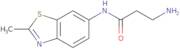 3-Amino-N-(2-methyl-1,3-benzothiazol-6-yl)propanamide