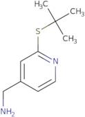 [2-(tert-Butylsulfanyl)pyridin-4-yl]methanamine
