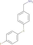 {4-[(4-Fluorophenyl)sulfanyl]phenyl}methanamine