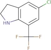 5-Chloro-7-(trifluoromethyl)-2,3-dihydro-1H-indole