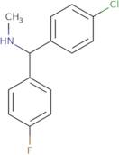 [(4-Chlorophenyl)(4-fluorophenyl)methyl](methyl)amine