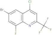 6-Bromo-4-chloro-8-fluoro-2-(trifluoromethyl)quinoline