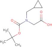 2-{[(tert-Butoxy)carbonyl](cyclopropylmethyl)amino}acetic acid