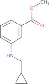 Methyl 3-[(cyclopropylmethyl)amino]benzoate