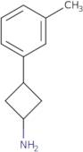 3-(3-Methylphenyl)cyclobutan-1-amine