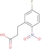 3-(5-Fluoro-2-nitrophenyl)propanoic acid