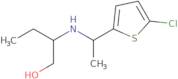 2-[1-(5-Chlorothiophen-2-yl)ethylamino]butan-1-ol