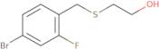 2-{[(4-Bromo-2-fluorophenyl)methyl]sulfanyl}ethan-1-ol