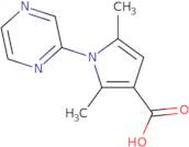 2,5-Dimethyl-1-(pyrazin-2-yl)-1H-pyrrole-3-carboxylic acid