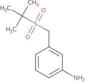 3-[(2-Methylpropane-2-sulfonyl)methyl]aniline