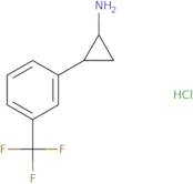 rac-(1R,2S)-2-[3-(Trifluoromethyl)phenyl]cyclopropan-1-amine hydrochloride