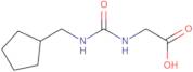 2-{[(Cyclopentylmethyl)carbamoyl]amino}acetic acid