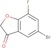 5-Bromo-7-fluoro-2,3-dihydro-1-benzofuran-3-one