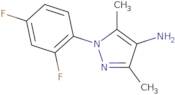 1-(2,4-Difluorophenyl)-3,5-dimethyl-1H-pyrazol-4-amine