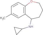 N-Cyclopropyl-7-methyl-2,3,4,5-tetrahydro-1-benzoxepin-5-amine