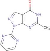 6-Methyl-1-(pyrimidin-2-yl)-1H,4H,5H-pyrazolo[3,4-d]pyrimidin-4-one