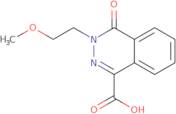 3-(2-Methoxyethyl)-4-oxo-3,4-dihydrophthalazine-1-carboxylic acid