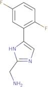 (4-(2,5-Difluorophenyl)-1H-imidazol-2-yl)methanamine