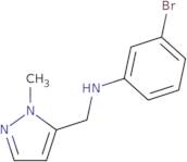 3-Bromo-N-[(1-methyl-1H-pyrazol-5-yl)methyl]aniline