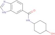N-(4-Hydroxycyclohexyl)-1H-1,3-benzodiazole-5-carboxamide