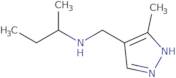 (Butan-2-yl)[(3-methyl-1H-pyrazol-4-yl)methyl]amine