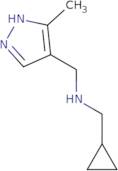 (Cyclopropylmethyl)[(3-methyl-1H-pyrazol-4-yl)methyl]amine