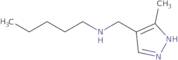 [(3-Methyl-1H-pyrazol-4-yl)methyl](pentyl)amine