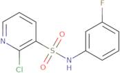 2-Chloro-N-(3-fluorophenyl)pyridine-3-sulfonamide