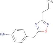 4-[(3-Propyl-1,2,4-oxadiazol-5-yl)methyl]aniline