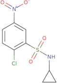 2-Chloro-N-cyclopropyl-5-nitrobenzenesulfonamide