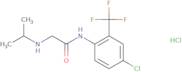 N-[4-Chloro-2-(trifluoromethyl)phenyl]-2-[(propan-2-yl)amino]acetamide hydrochloride