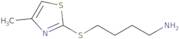 4-[(4-Methyl-1,3-thiazol-2-yl)sulfanyl]butan-1-amine