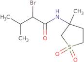 2-​Bromo-​3-​methyl-​N-​(tetrahydro-​3-​methyl-​1,​1-​dioxido-​3-​thienyl)​-butanamide,