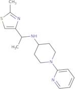 N-[1-(2-Methyl-1,3-thiazol-4-yl)ethyl]-1-(pyridin-2-yl)piperidin-4-amine