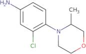 3-Chloro-4-(3-methylmorpholin-4-yl)aniline